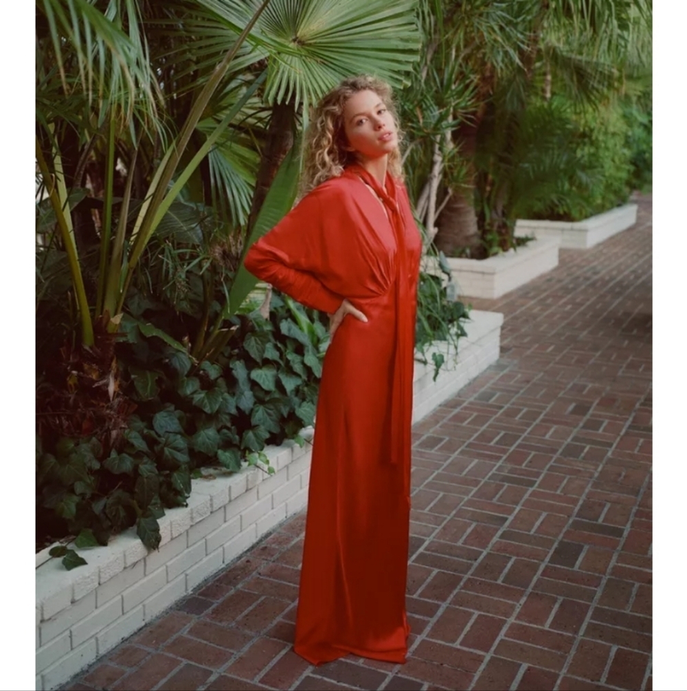 Zara Red Maxi Dress